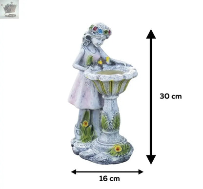 Garden Ornament Solar Powered Garden Angel Fairy Statue home Decor Figurine - Royalcart