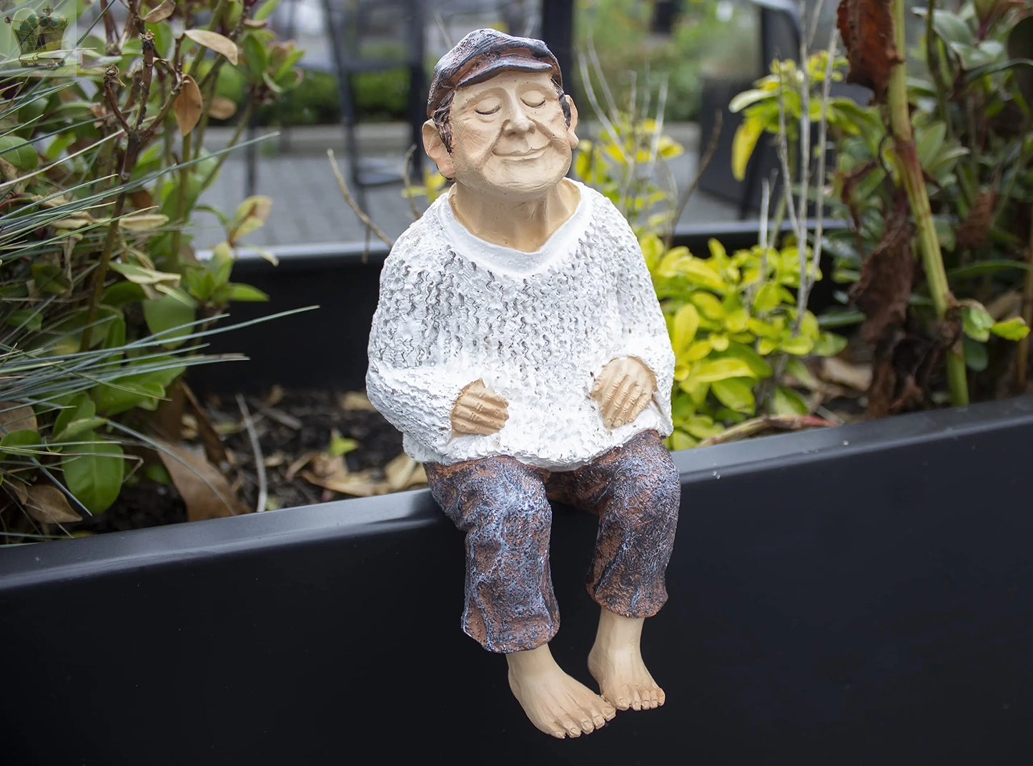 Garden Ornaments Grandfather Grandmother Statues Old People Papa Nana Figures Royalcart
