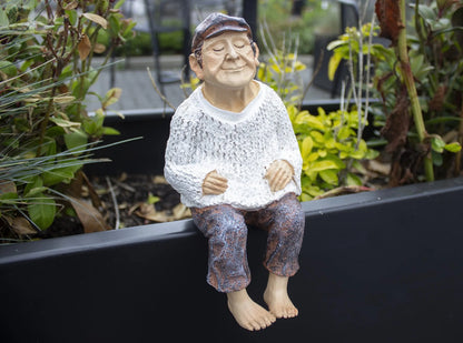 Garden Ornaments Grandfather Grandmother Statues Old People Papa Nana Figures Royalcart