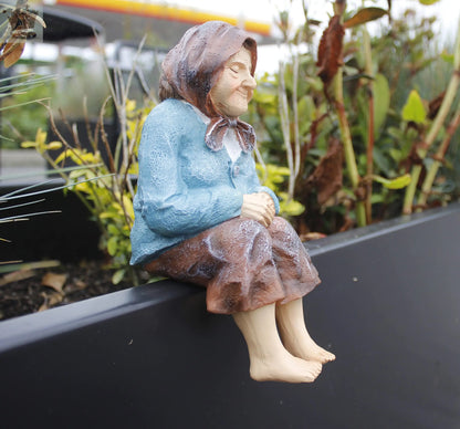 Garden Ornaments Grandfather Grandmother Statues Old People Papa Nana Figures Royalcart