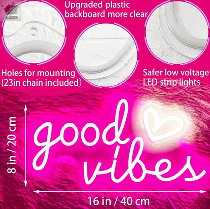 Good Vibes Neon Sign - Royalcart