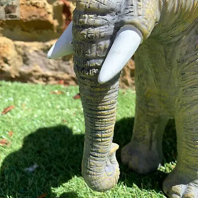 Grey Resin African Elephant Safari Garden Statue Sculpture Figure Ornament Large Royalcart