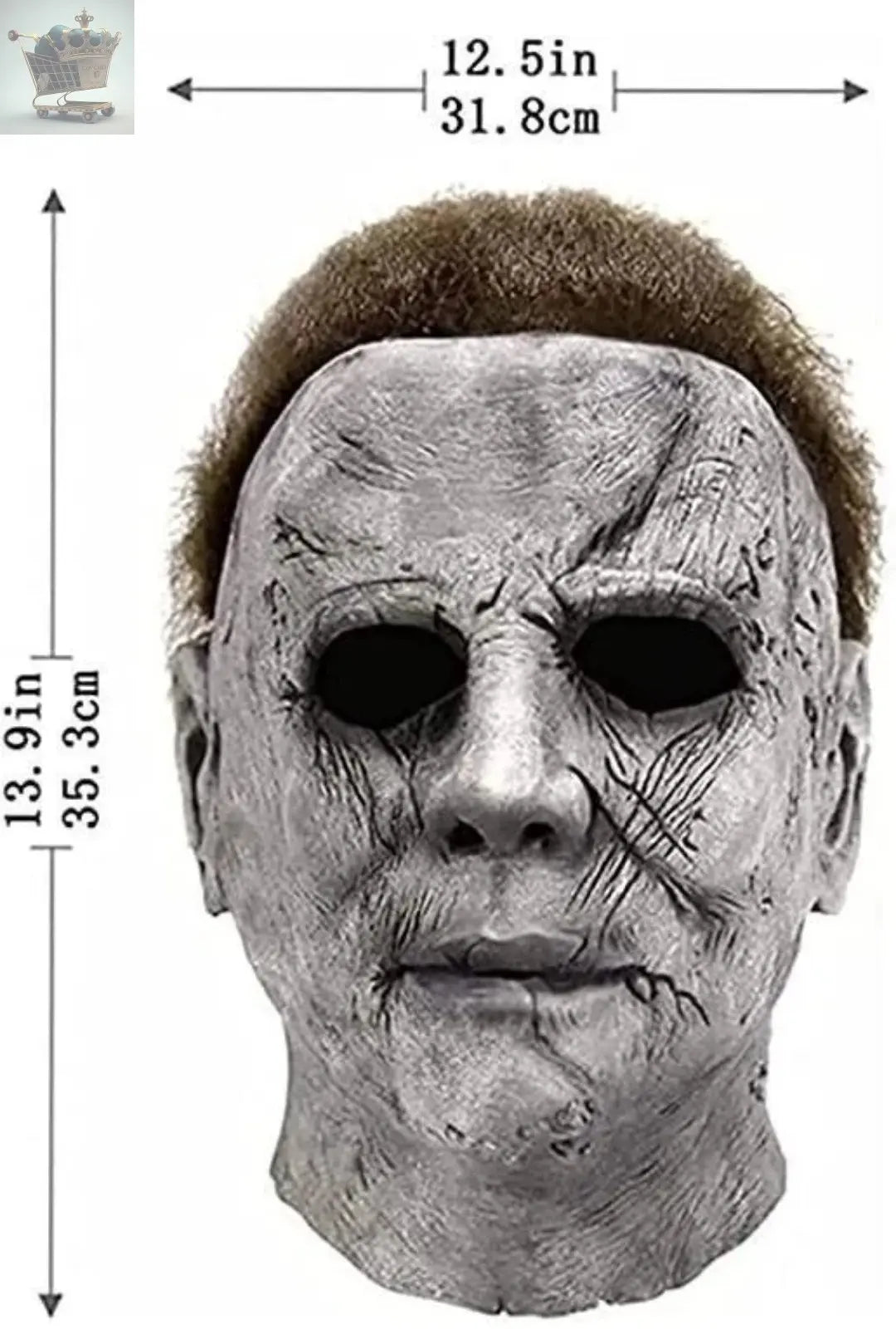 Halloween Cosplay Costume Michael Myers Mask Latex Full Head Killer Scary Prop - Royalcart