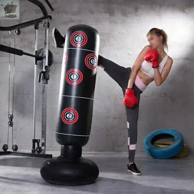 Heavy Duty Free Standing Boxing Punch Bag Kick Art UFC Training Indoor Sports UK Royalcart