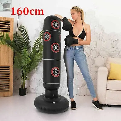 Heavy Duty Free Standing Boxing Punch Bag Kick Art UFC Training Indoor Sports UK Royalcart