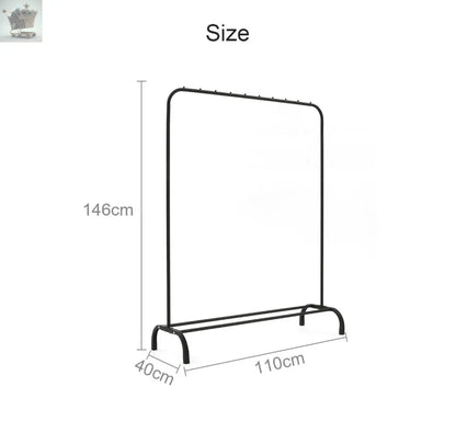 Heavy Duty Modern Metal Clothes Rail Rack Royalcart