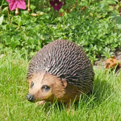 Hedgehog Hoglet Ornament Garden Sculpture Wildlife Animal Royalcart