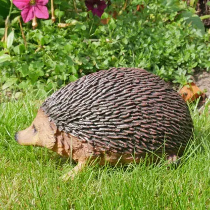 Hedgehog Hoglet Ornament Garden Sculpture Wildlife Animal Royalcart