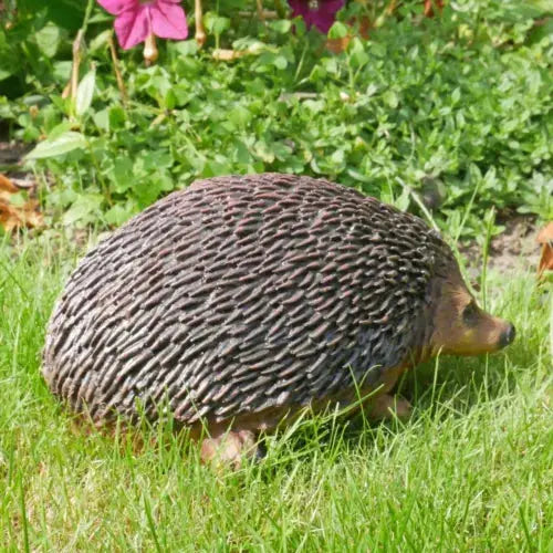 Hedgehog Hoglet Ornament Garden Sculpture Wildlife Animal Royalcart