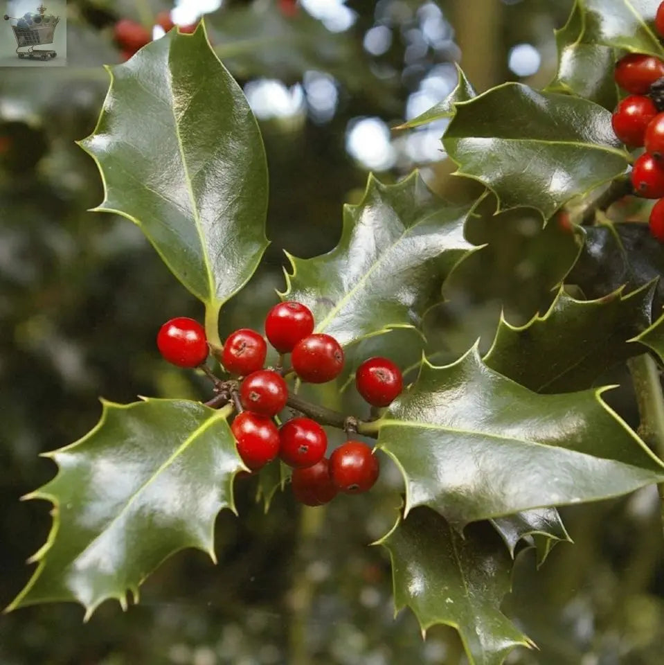 Holly Tree Standards with Real Berries Royalcart