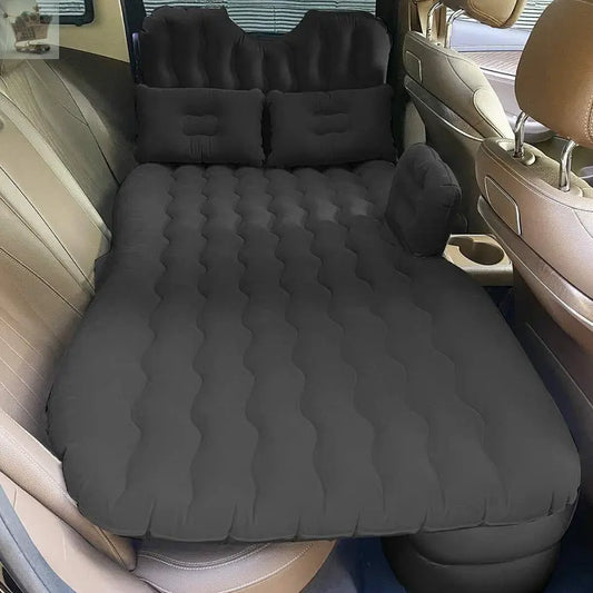 Inflatable Car Air Bed With 2 Pillows Royalcart