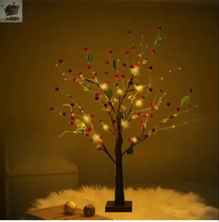 LED Bonsai Twig Tree Lights Christmas Birch Tree Table Lamp Light Royalcart