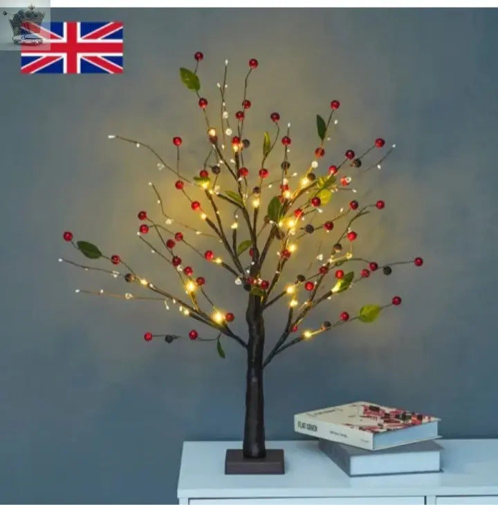 LED Bonsai Twig Tree Lights Christmas Birch Tree Table Lamp Light Royalcart