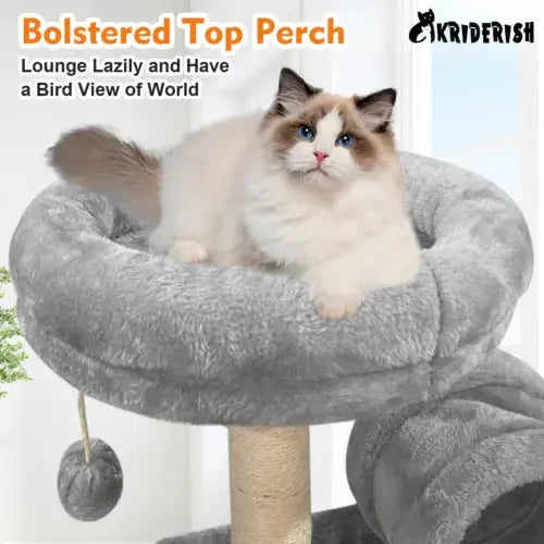 Large Cat Tree Activity Centre Multilevel Scratching Post Kitten Climbing Tower Royalcart