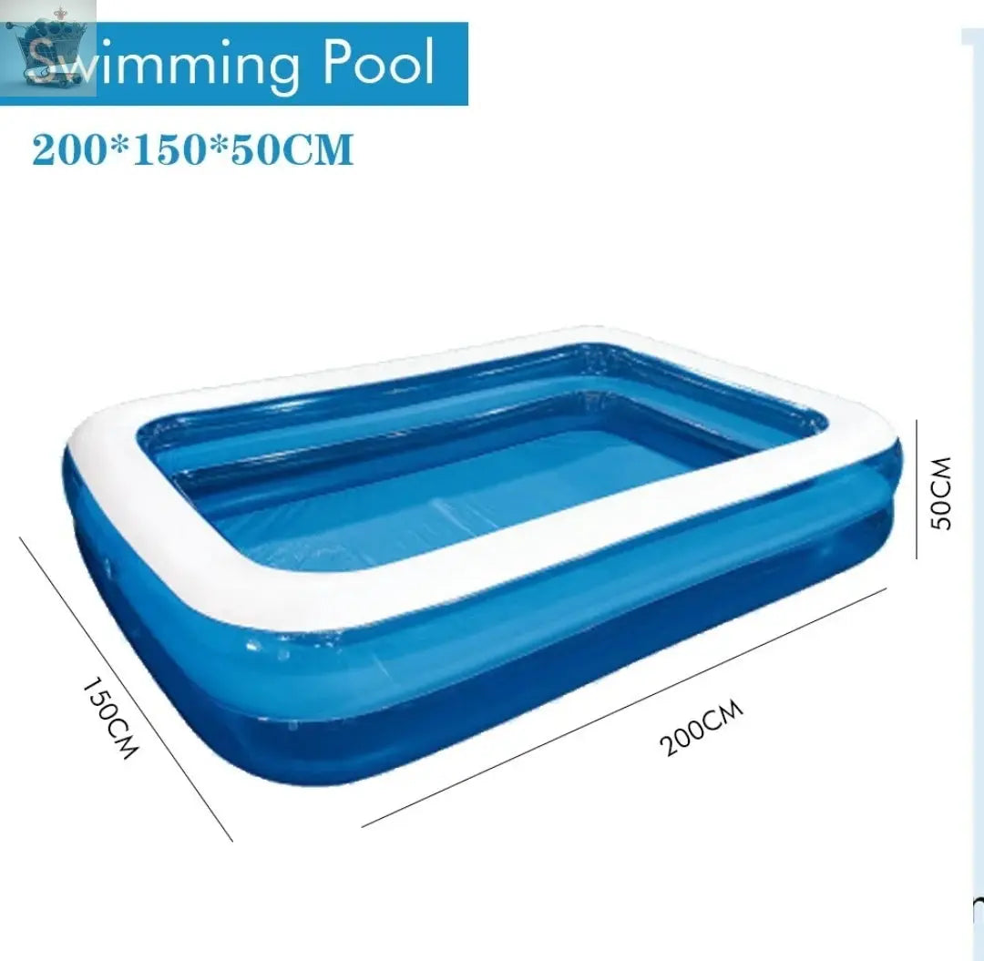 Large Family Swimming Pool + Air Pump Royalcart