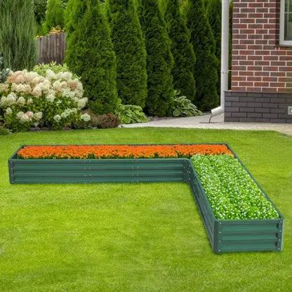 Large Garden Raised Bed Vegetable Herbs Planter Outdoor Flower Trough Grow Box Royalcart