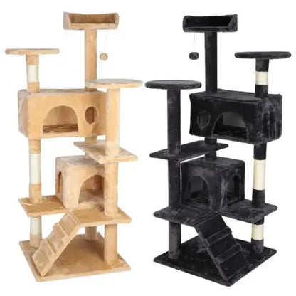 Large Multilevel Cat Tree Tower Cat Scratching Post Climbing Activity Centre New Royalcart