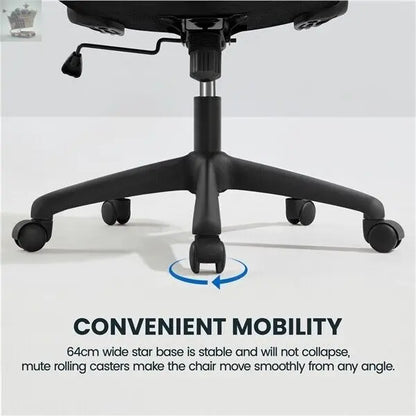 Luxury Ergonomic Heavy Duty Office Chair with Lumbar Support Royalcart