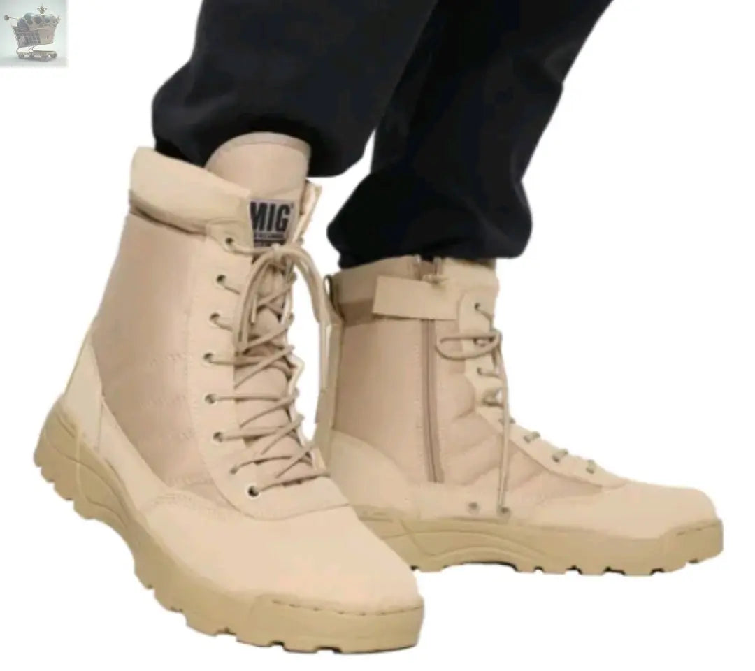 Mens American Army Combat Military Swat Boots Size 3 to 11 WORK POLICE SECURITY - Royalcart