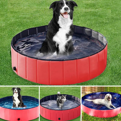 Mini Pet Dog Swimming Pool Foldable Portable Paddling Cat Dog Bathtub Pet Bath Royalcart