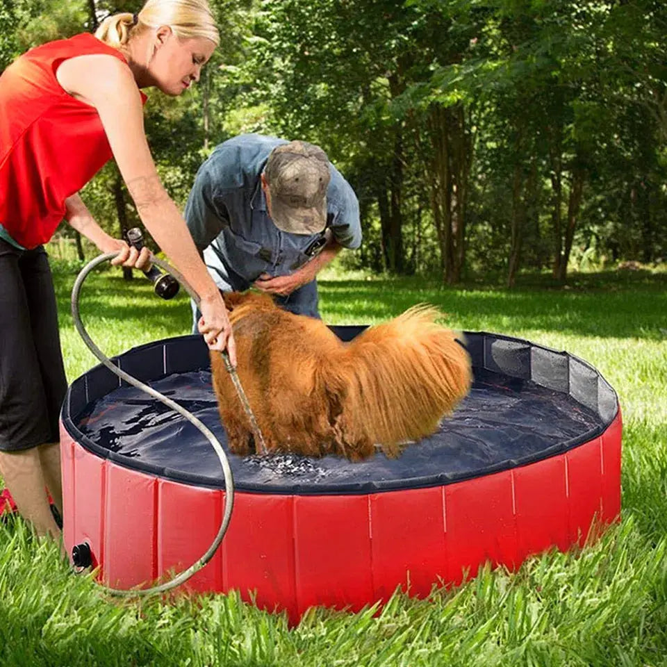 Mini Pet Dog Swimming Pool Foldable Portable Paddling Cat Dog Bathtub Pet Bath Royalcart