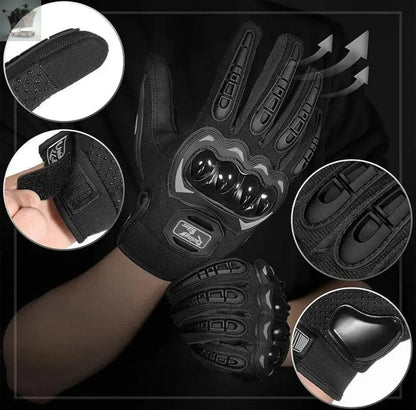 Motorbike Motorcycle Gloves Knuckle And Finger Protection Royalcart