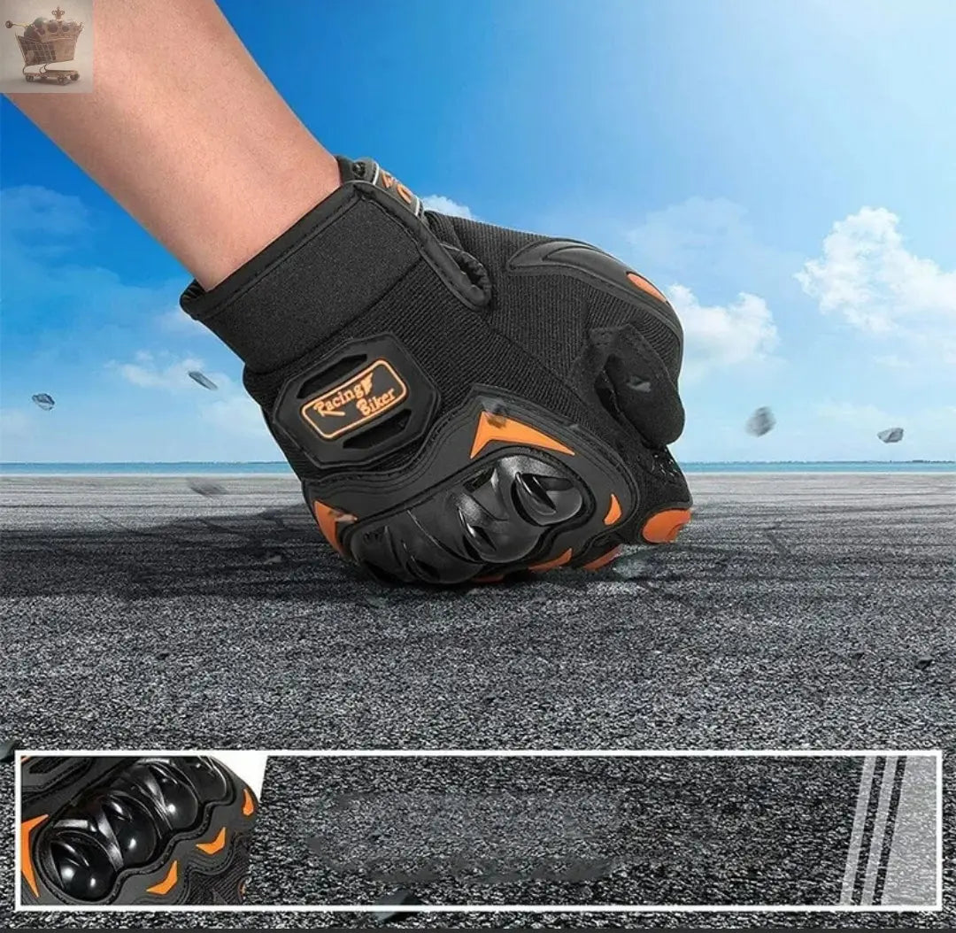 Motorbike Motorcycle Gloves Knuckle And Finger Protection Royalcart