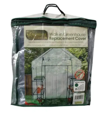 New Walk In Greenhouse PVC Plastic Garden Grow Green House Replacement Cover Royalcart