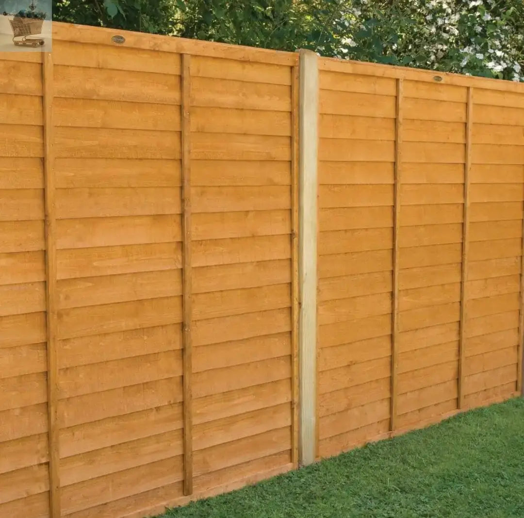 Overlap Fence Panel - 6 x 5ft (Pack of 1) Royalcart