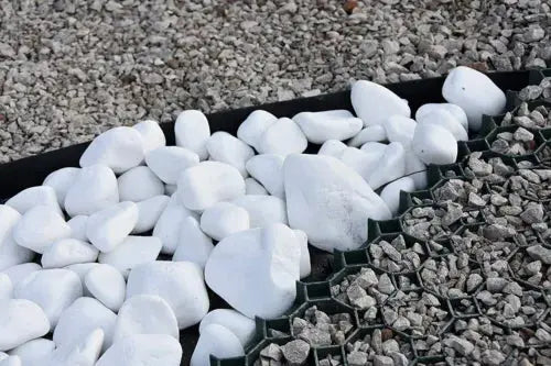 Decorative MARBLE 5kg EXTRA WHITE Stones / Pebbles * HOME & GARDEN AQUARIUM Large Royalcart