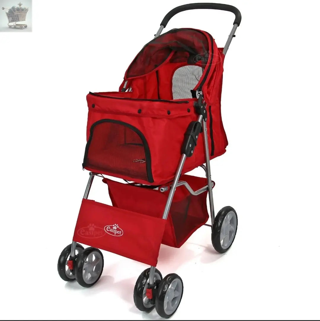 Pet Stroller Dog Cat Puppy Pram Pushchair Travel Cart Jogging Buggy Carrier Royalcart