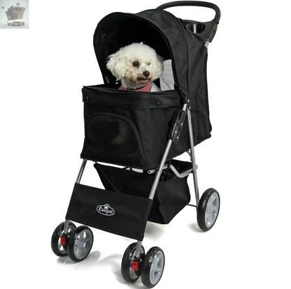 Pet Stroller Dog Cat Puppy Pram Pushchair Travel Cart Jogging Buggy Carrier Royalcart