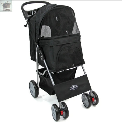 Pet Stroller Dog Cat Puppy Pram Pushchair Travel Cart Jogging Buggy Carrier Royalcart