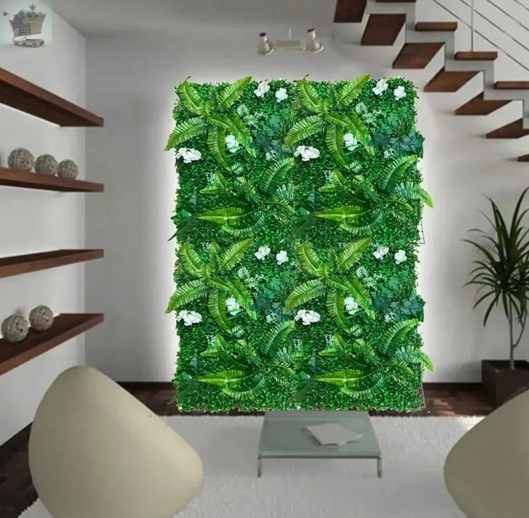 Plant Artificial Mat Greenery Wall Hedge Fence Foliage Panel Home wedding pannel Royalcart