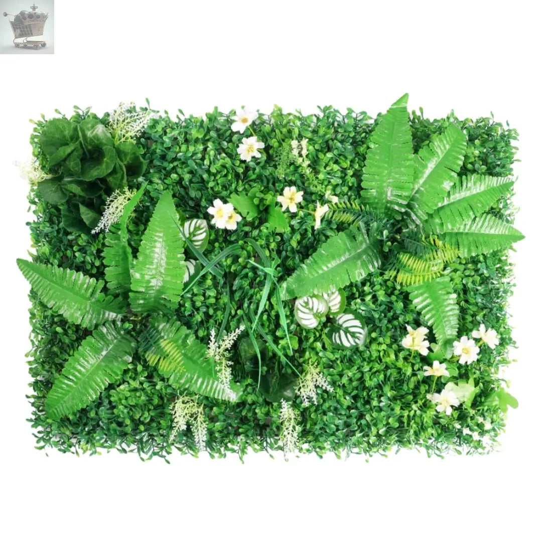 Plant Artificial Mat Greenery Wall Hedge Fence Foliage Panel Home wedding pannel Royalcart