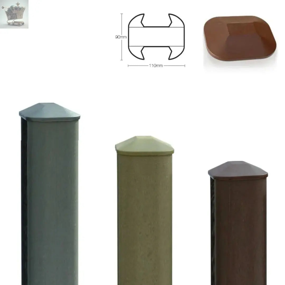 Plastic Fence Panels Composite Fencing Eco Replacement uPVC Garden Boards Posts Royalcart