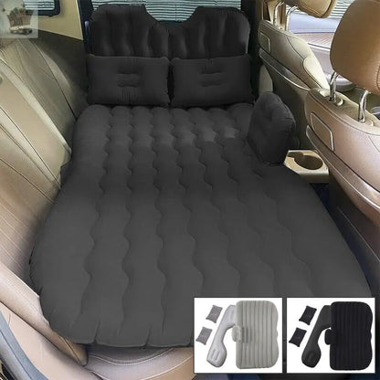 Inflatable Travel Car Air Bed Camping Mattress Back Seat Sleep Rest Pillow/Pump Royalcart