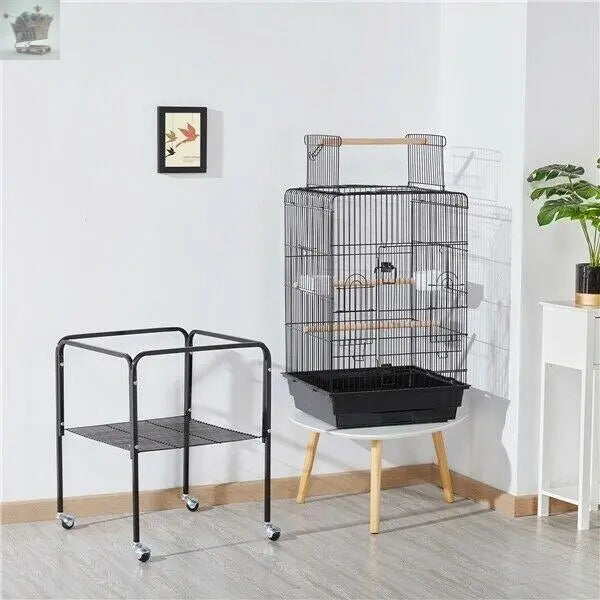 Large Bird Cage w/Rolling Stand Royalcart