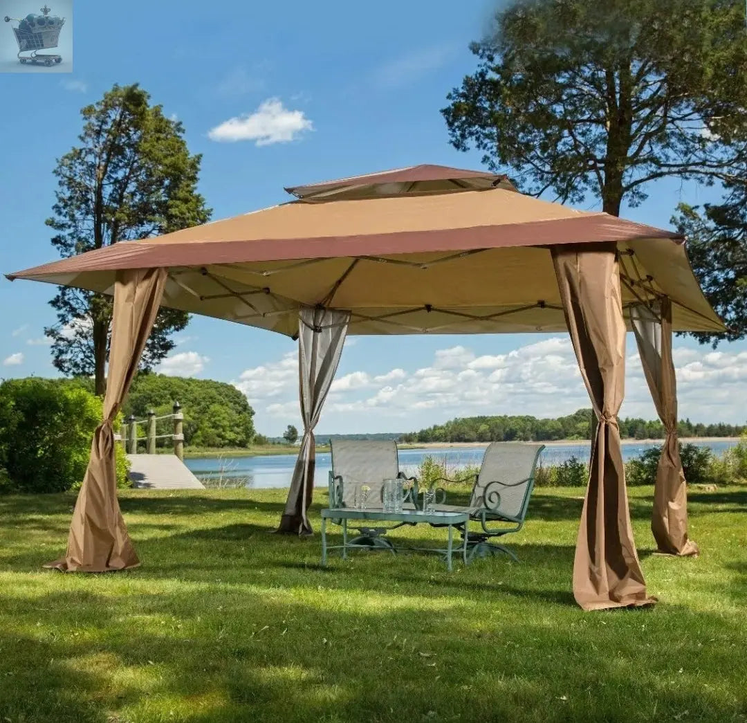 Royal 4x4m Pop-up Gazebo Outdoor Patio Canopy Tent Gearcourt