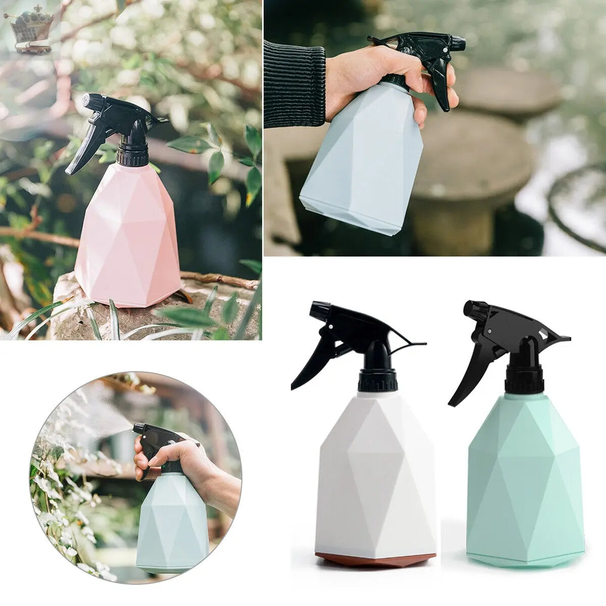 Small Pressure Watering Can Watering Spray Bottle Gardening Air-Pressure Sprayer Royalcart