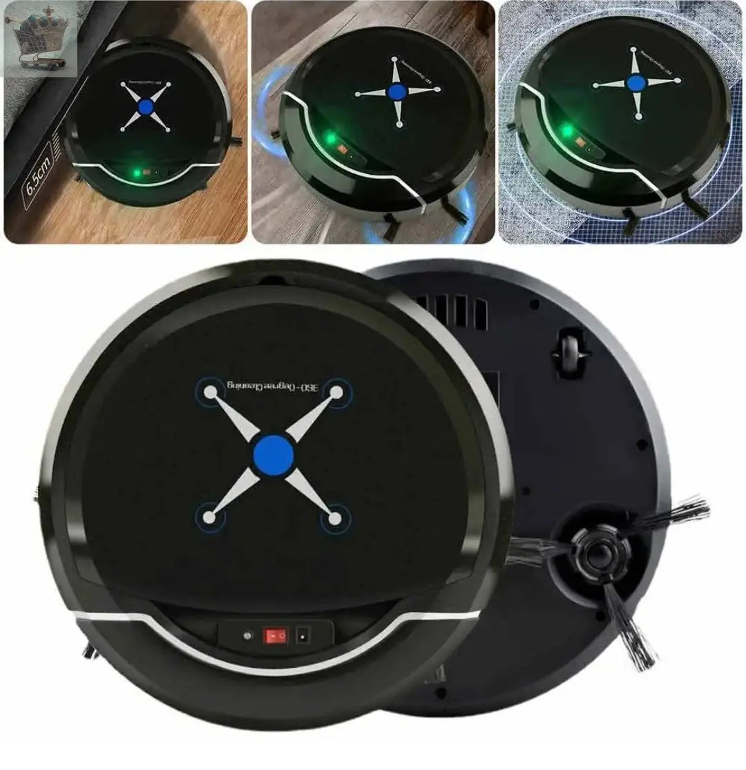 Smart Robot Vacuum Cleaner Automatic Sweeper Floor Carpet Clean Rechargeable UK Royalcart