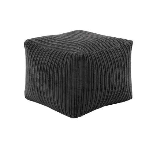 Square Bean Bag Foot Rest Stool Pouffe Living Room Beanbag Ottoman Footstools Royalcart