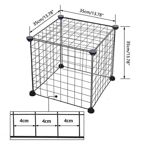 TriLine Small Pet Playpen Metal Wire Fence 8 Panels Enclosure Indoor Outdoor Use Royalcart