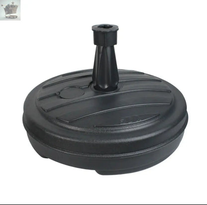 13Kg / 13 Litre Capacity Water Filled Garden Parasol / Umbrella Base in Black Royalcart