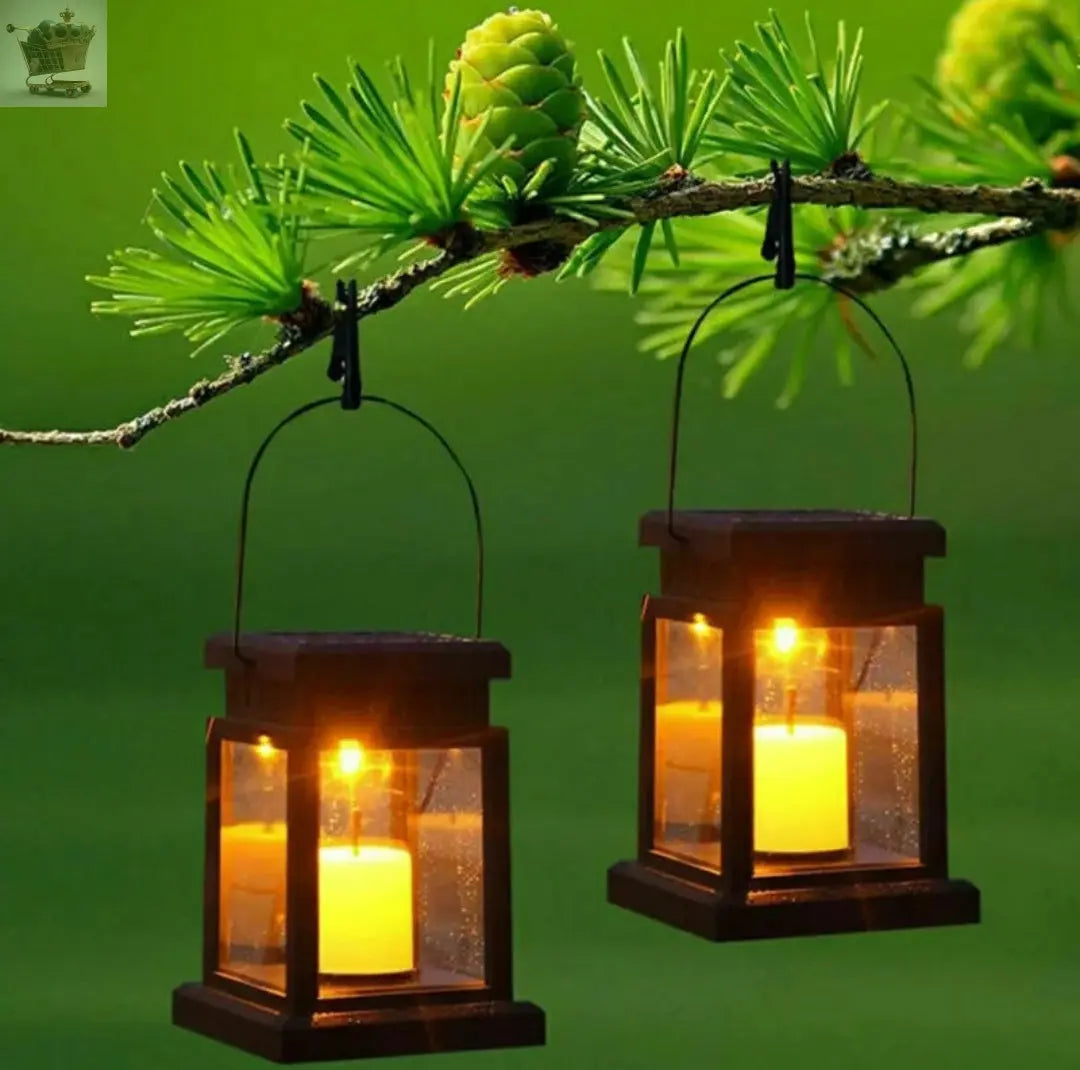 Waterproof LED Solar Powered Hanging Lantern Lights Outdoor Garden Table Lamp Royalcart