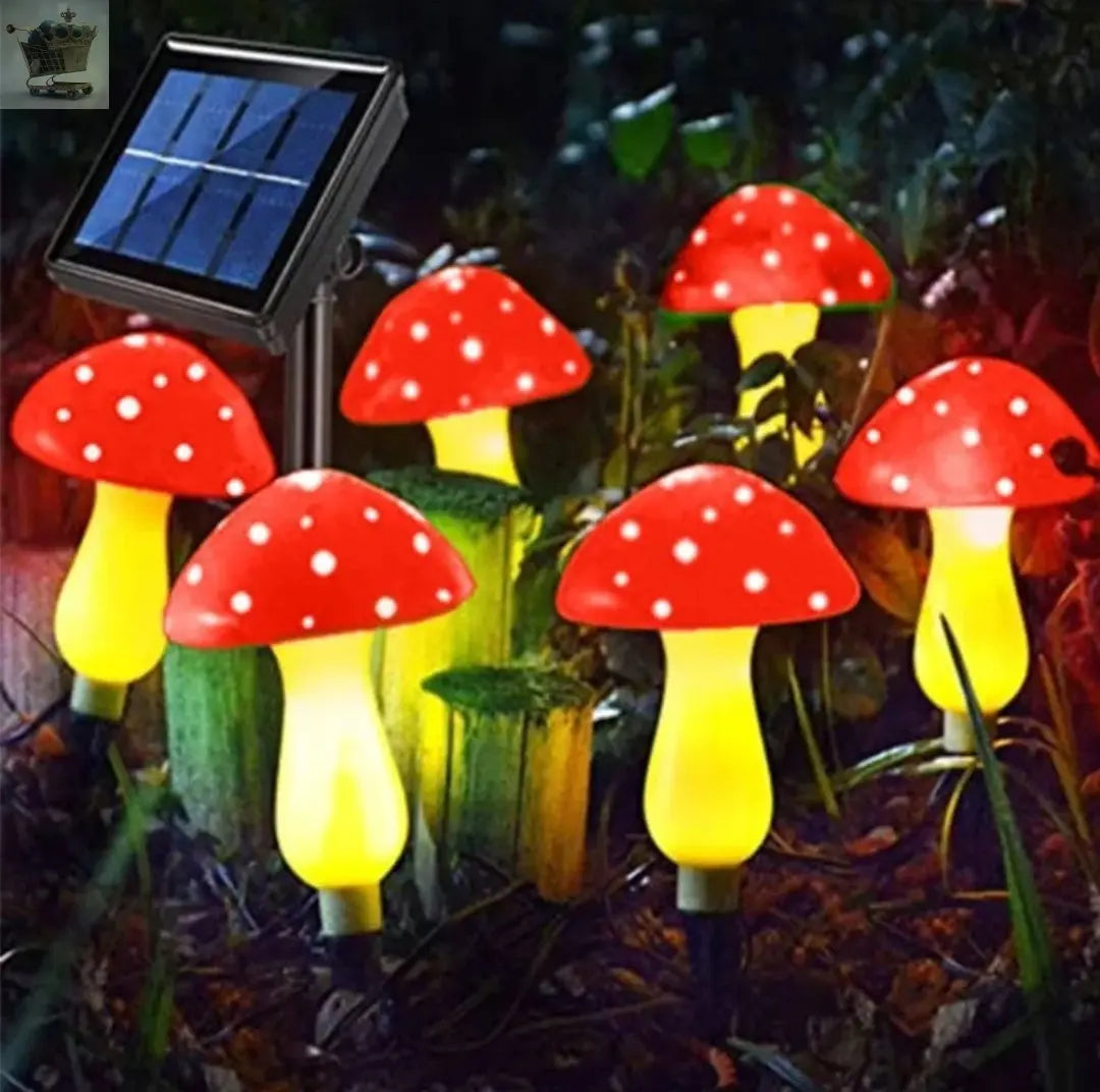 Waterproof Solar Mushroom Light Fairy String Lights LED Light - Royalcart