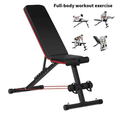 Weight Bench Adjustable Foldable Decline Incline Home Gym Fitness Workout Royalcart