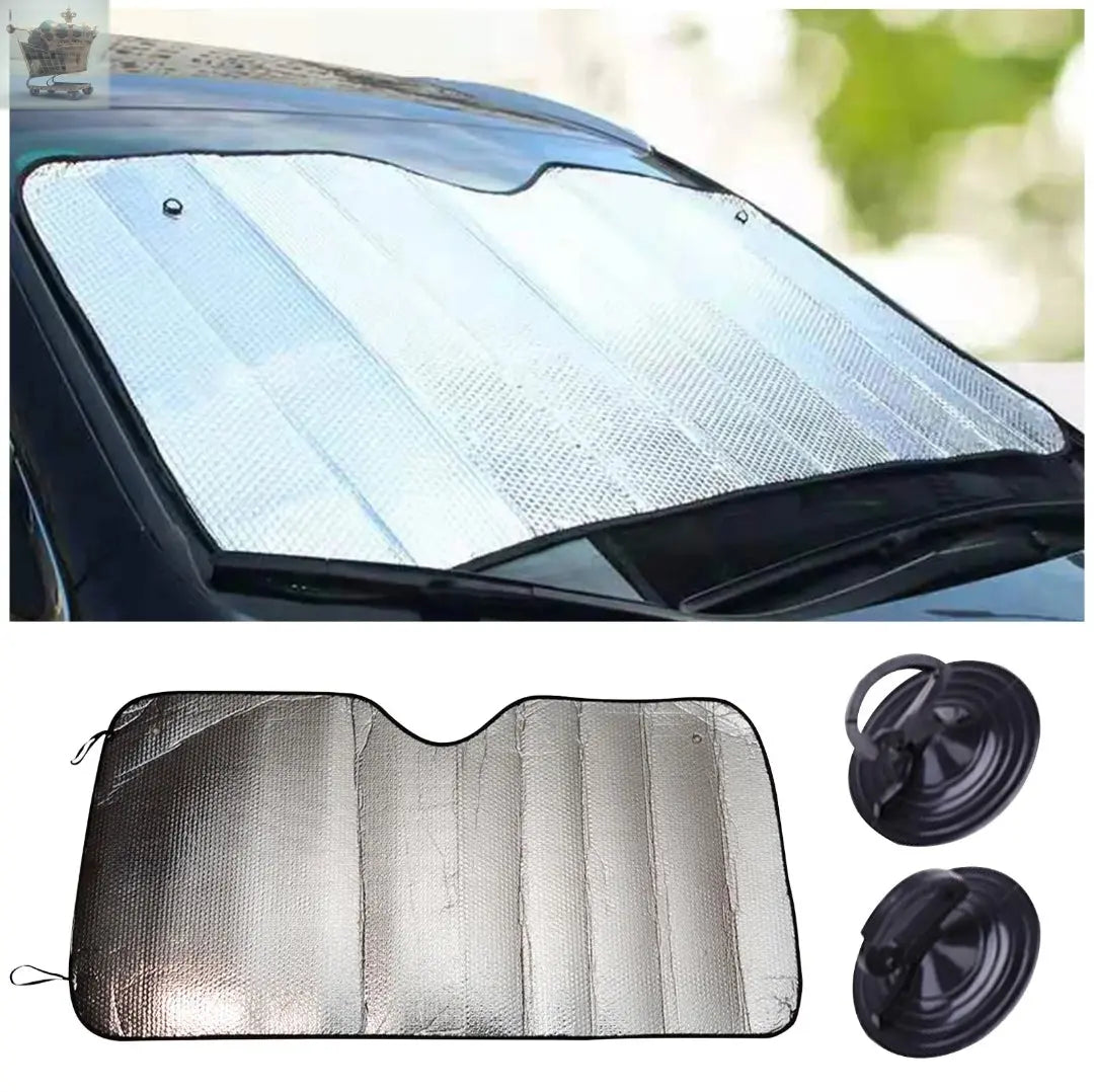 Windscreen Sun shade Universal Vehicle Car dble sided aluminium UV protection Royalcart