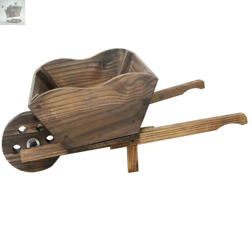 Wooden Wheel Barrow Planter Royalcart