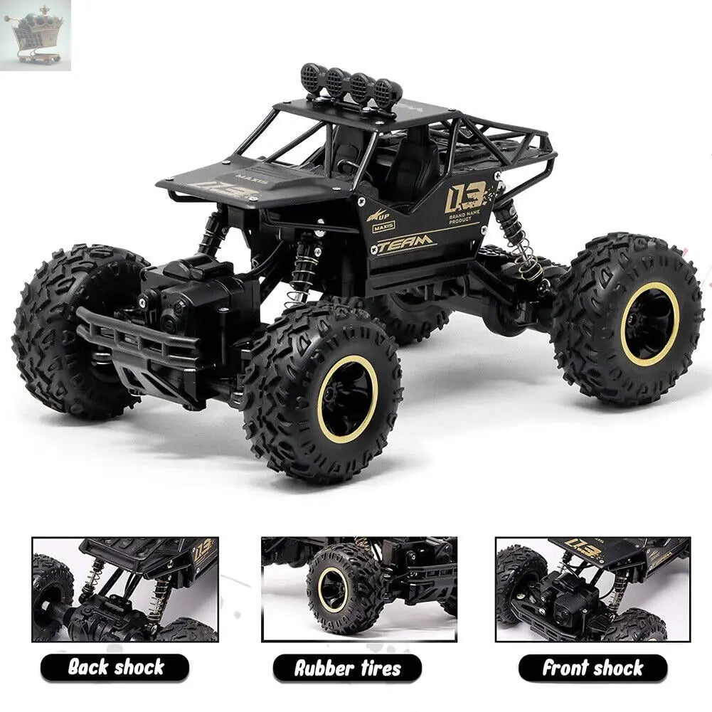 XL Large Remote Control RC Cars Big Wheel Car Monster Truck 4WD 2.4Ghz Chargable Royalcart